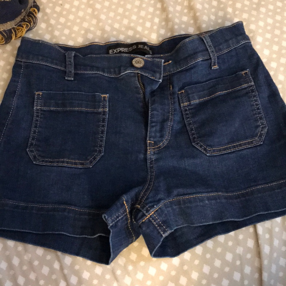 Express jean shorts